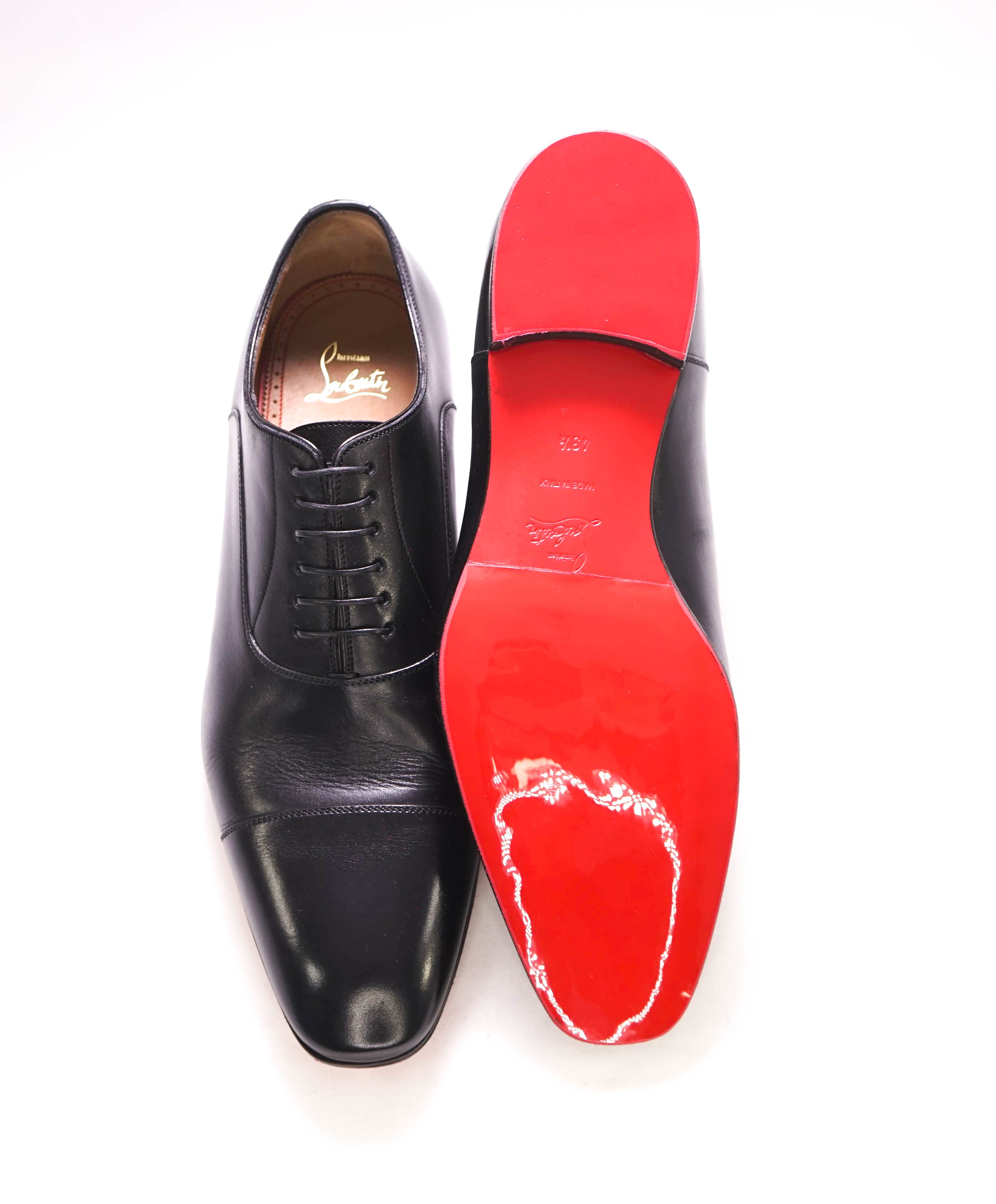 $1,050 CHRISTIAN LOUBOUTIN - *GREGGO* Black Oxfords - 10.5 US (43.5)