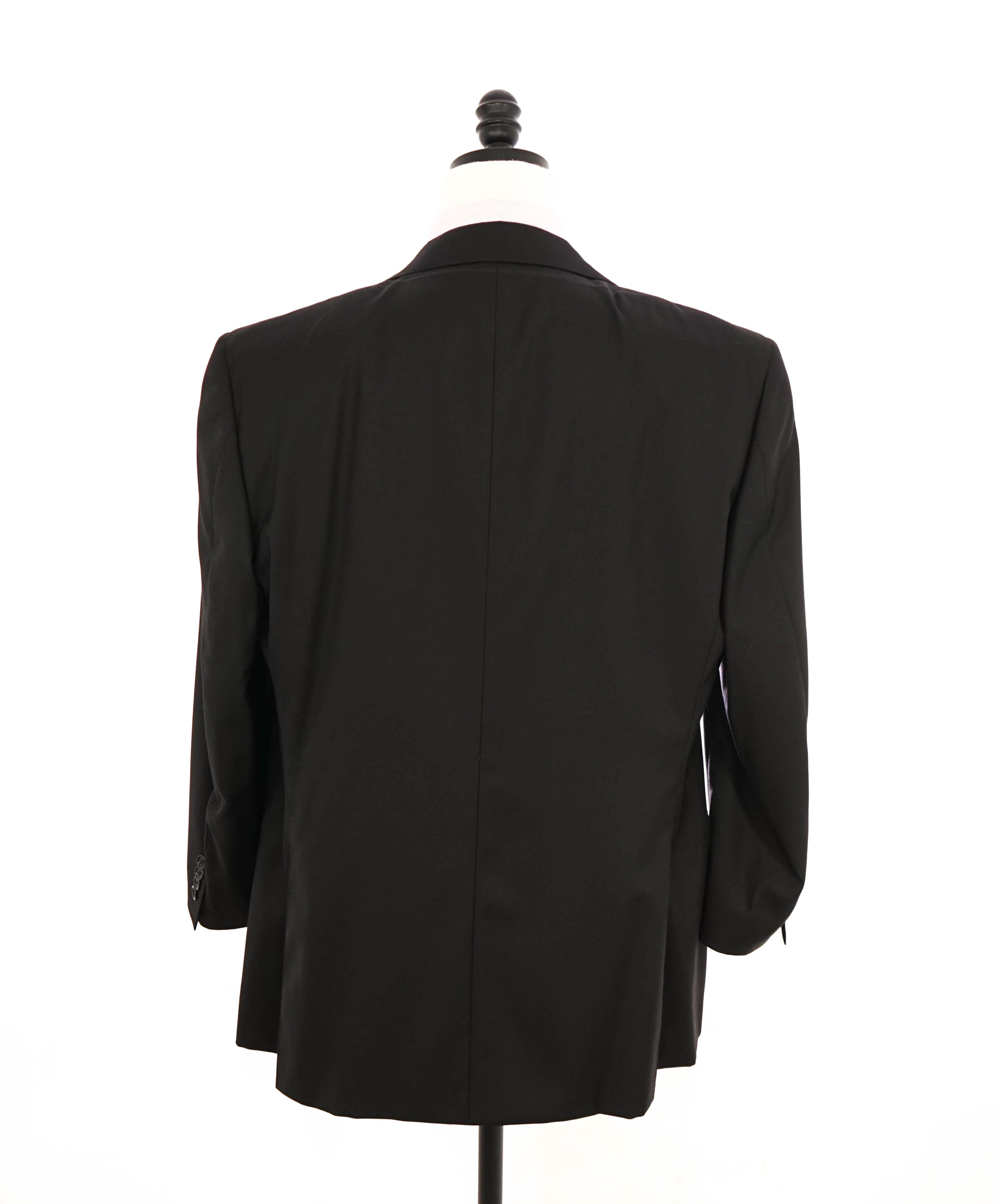 $2,195 CANALI - *CLOSET STAPLE* Black 2-Piece Suit - 44R