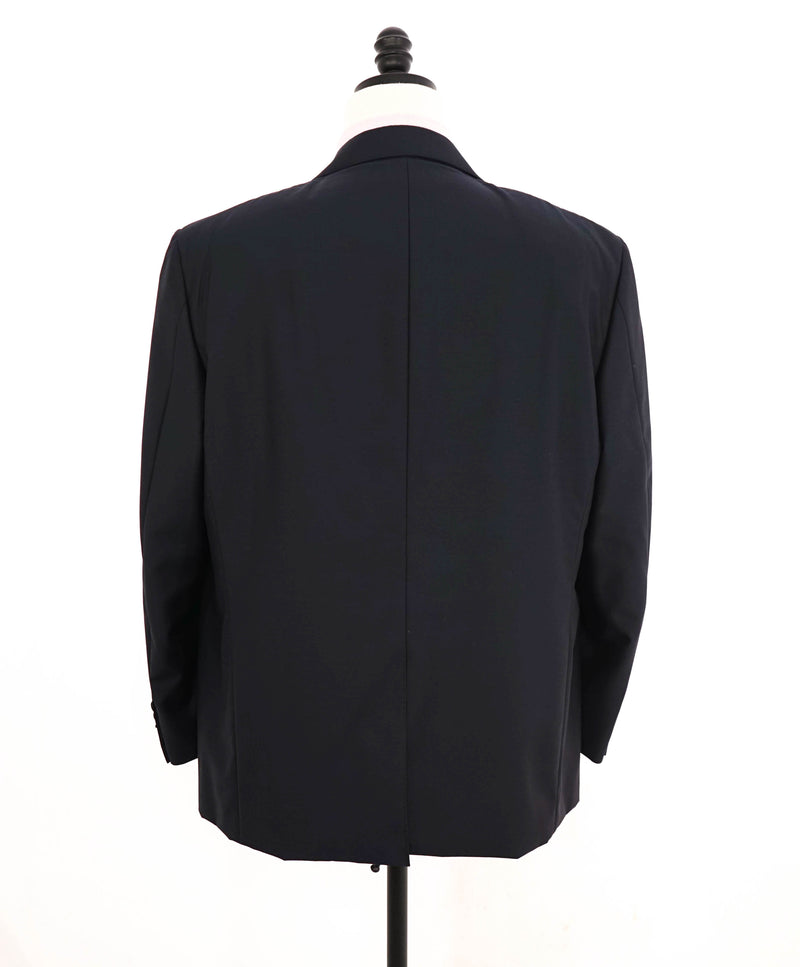 $2,795 CANALI - 1-Btn Navy Blue *3-PIECE* Peak Lapel Tuxedo Suit - 46S