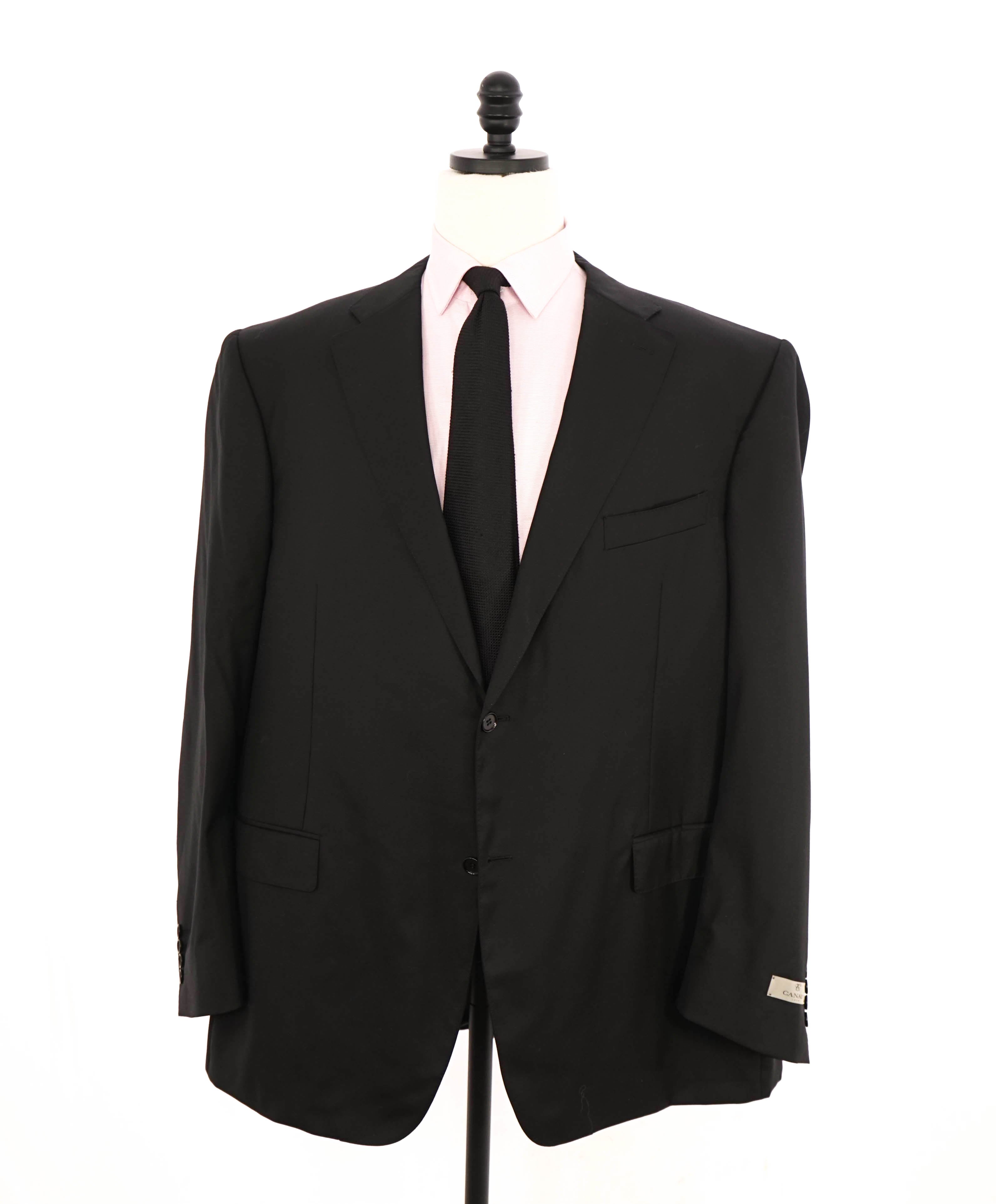 $2,195 CANALI - *CLOSET STAPLE* Black 2-Piece Suit - 54L