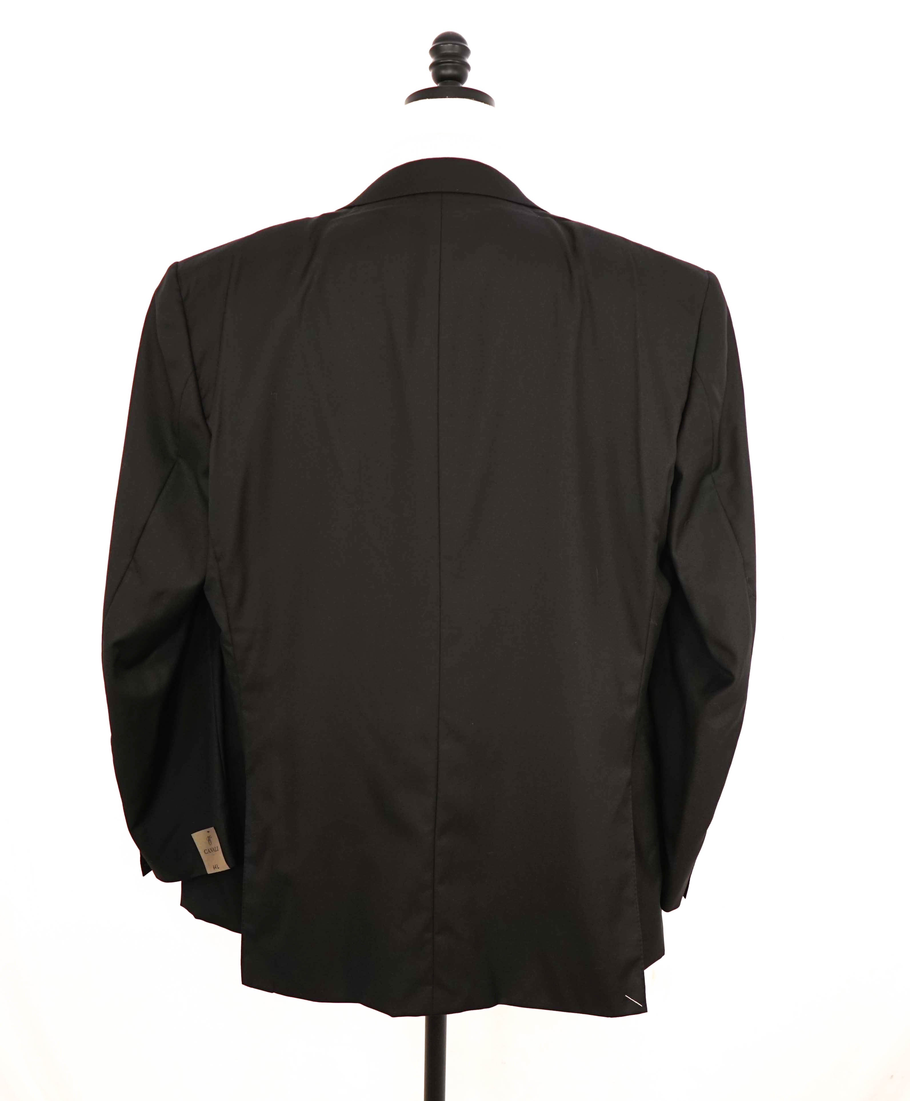 $2,195 CANALI - *CLOSET STAPLE* Black 2-Piece Suit - 54L