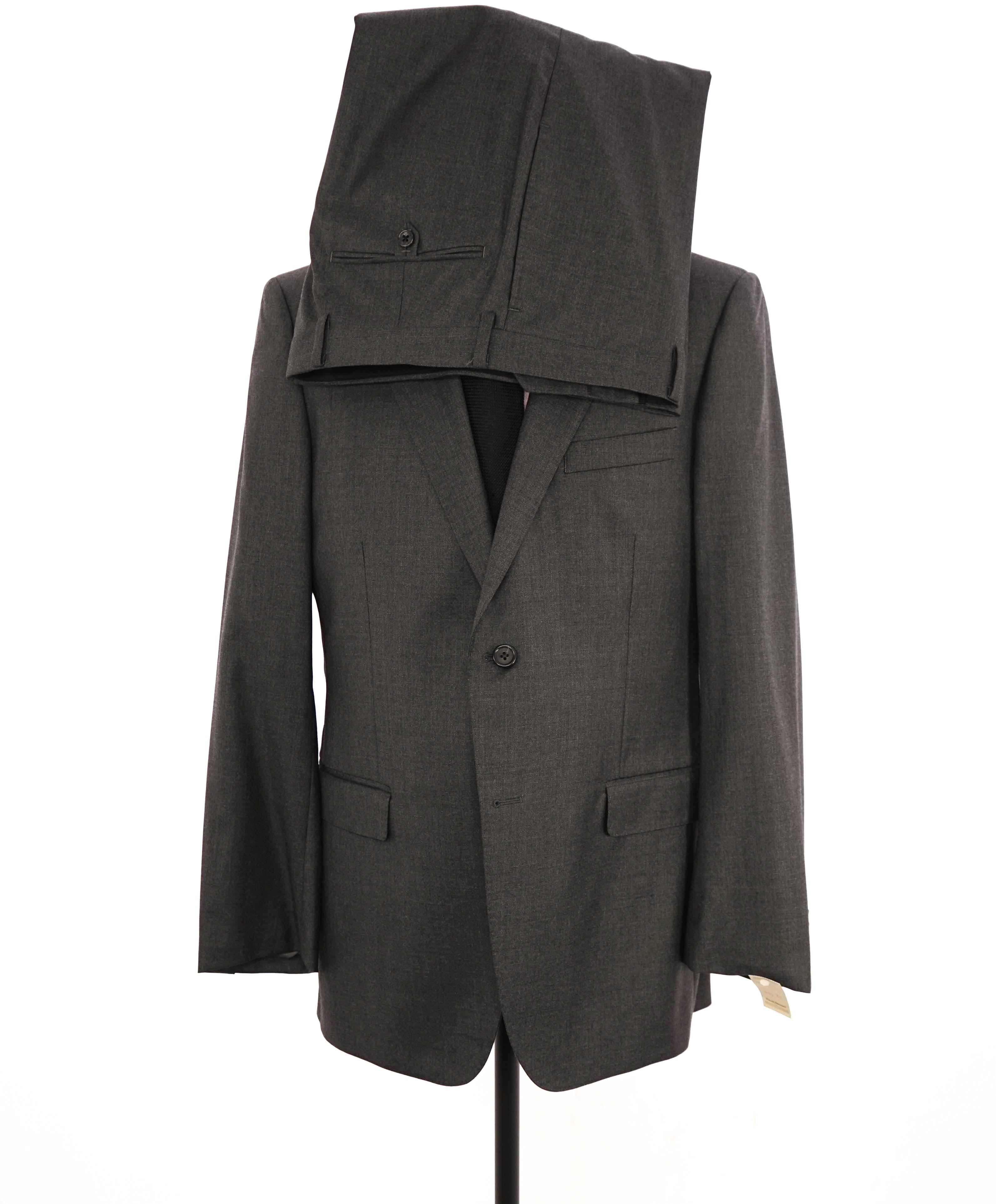 $1,595 PAUL STUART - Gray Wool Notch Lapel 2-Btn Suit - 40L