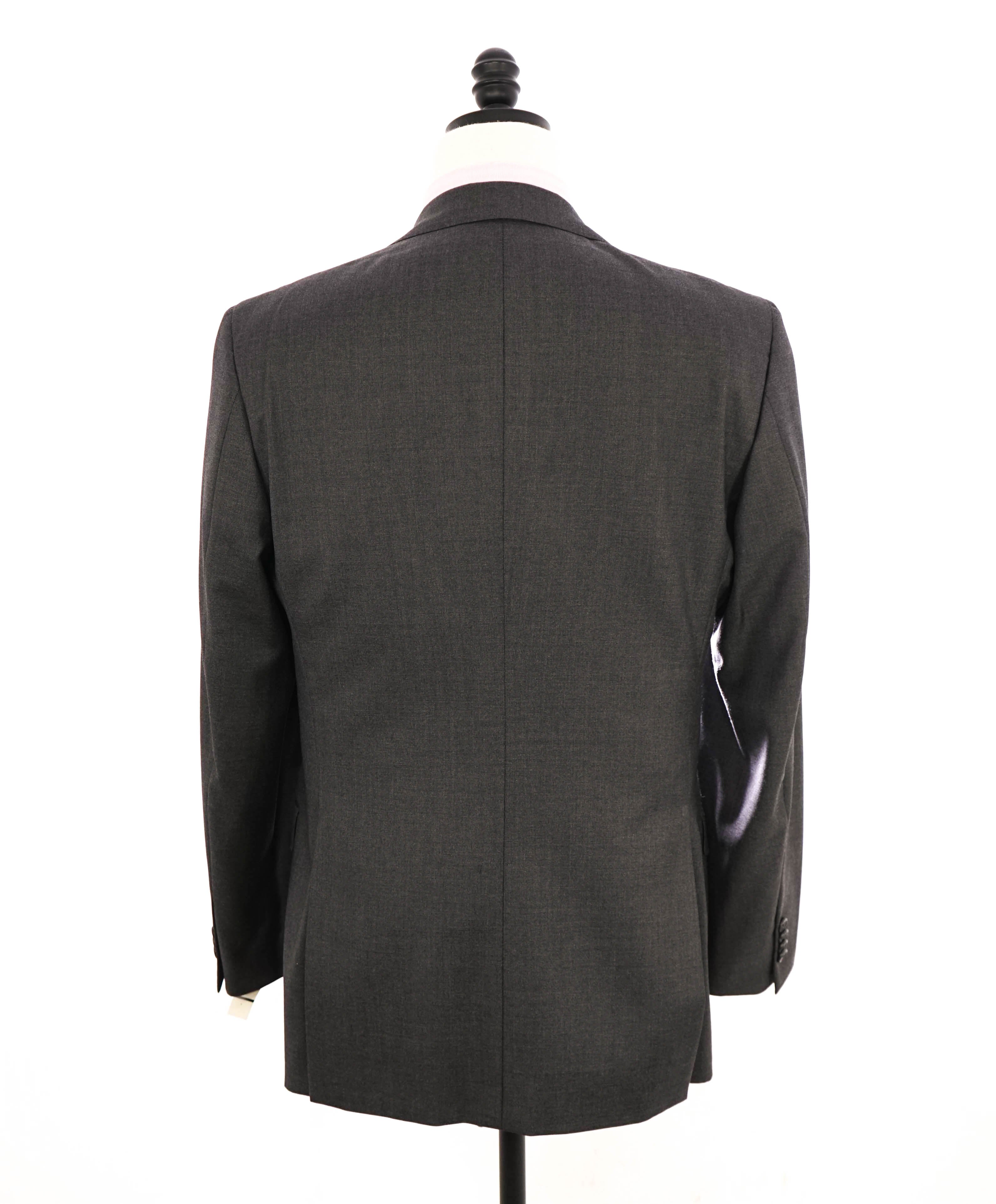 $1,595 PAUL STUART - Gray Wool Notch Lapel 2-Btn Suit - 40L