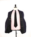 $2,295 GIORGIO ARMANI - “SOFT” Blue & Red Check Plaid Blazer - 42R