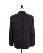 $1,595 ARMANI COLLEZIONI - Unlined Brown/Blue Melange Sweater / Blazer - 44R