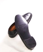 $550 J FITZPATRICK - "MADISON" Black Loafers Penny loafers Pebbled - 10.5 US (9.5UK)