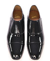 $1,050 CHRISTIAN LOUBOUTIN - *GREG ON* Black Patent Leather Loafers - 10.5 US (43.5)