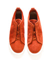 $1,195 ERMENEGILDO ZEGNA - COUTURE "Triple Stitch" Suede Sneakers - 9US (42 EU)