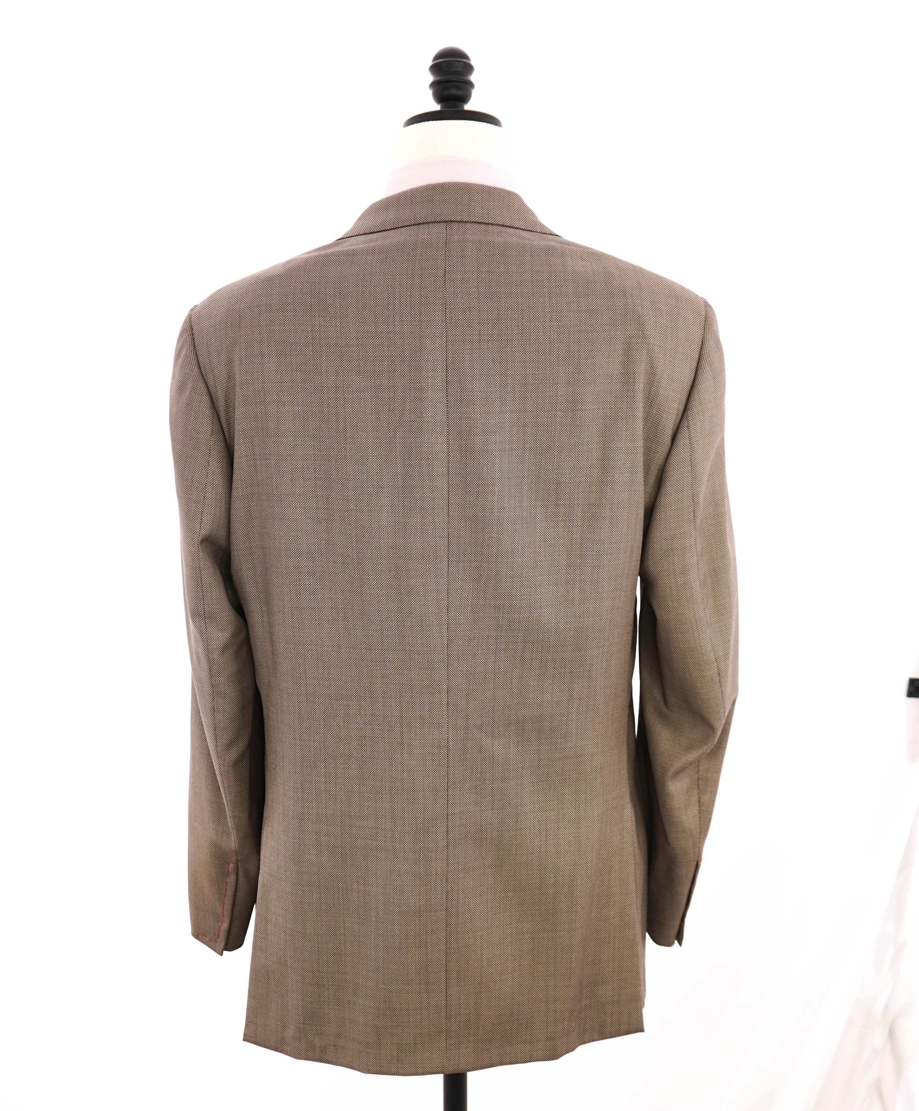 ISAIA - Brown Birdseye 140's "Nuova Base S" Suit  - 44R