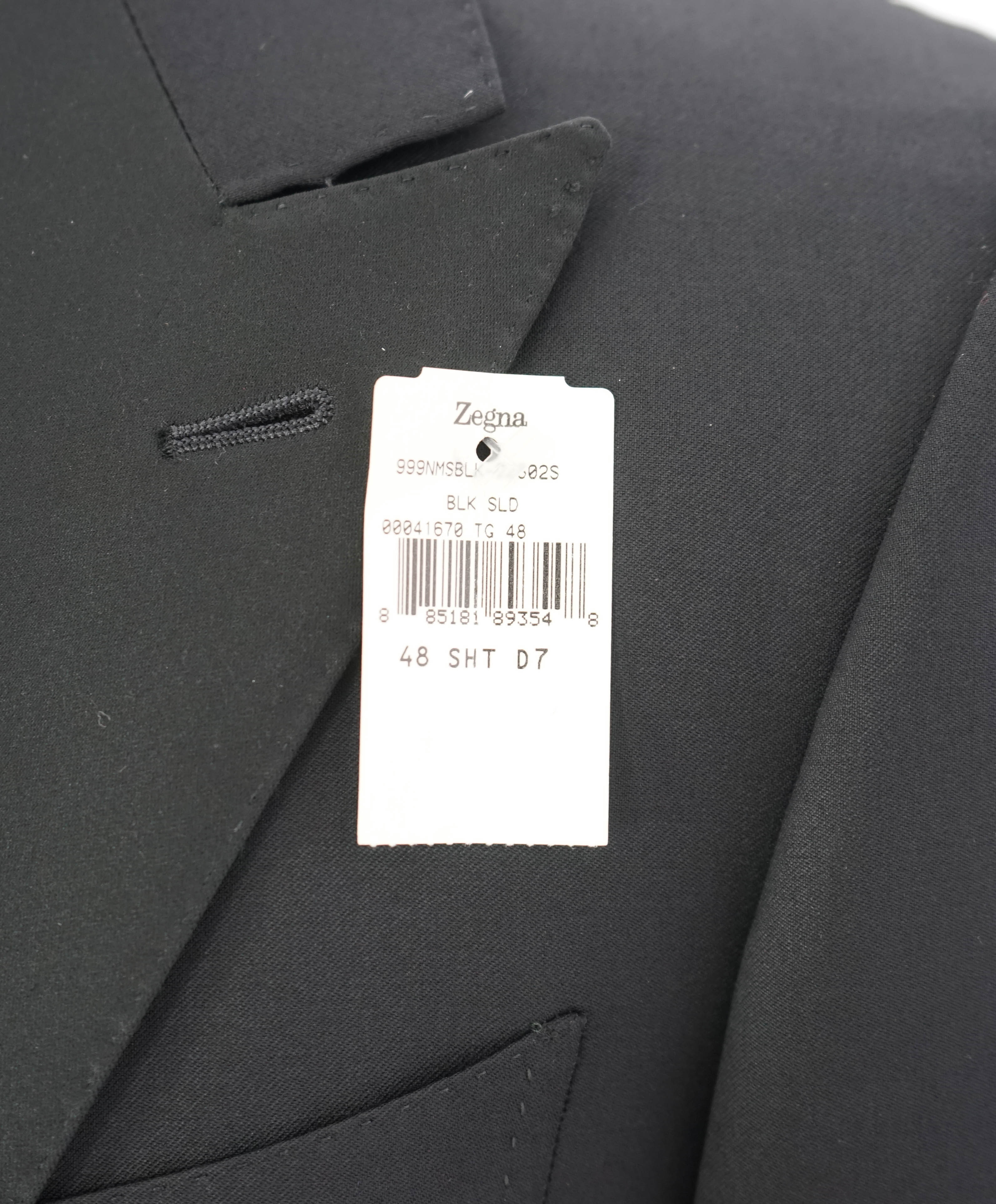 $2,995 ERMENEGILDO ZEGNA - PEAK LAPEL Tuxedo Dinner Jacket 1-Piece - 38S