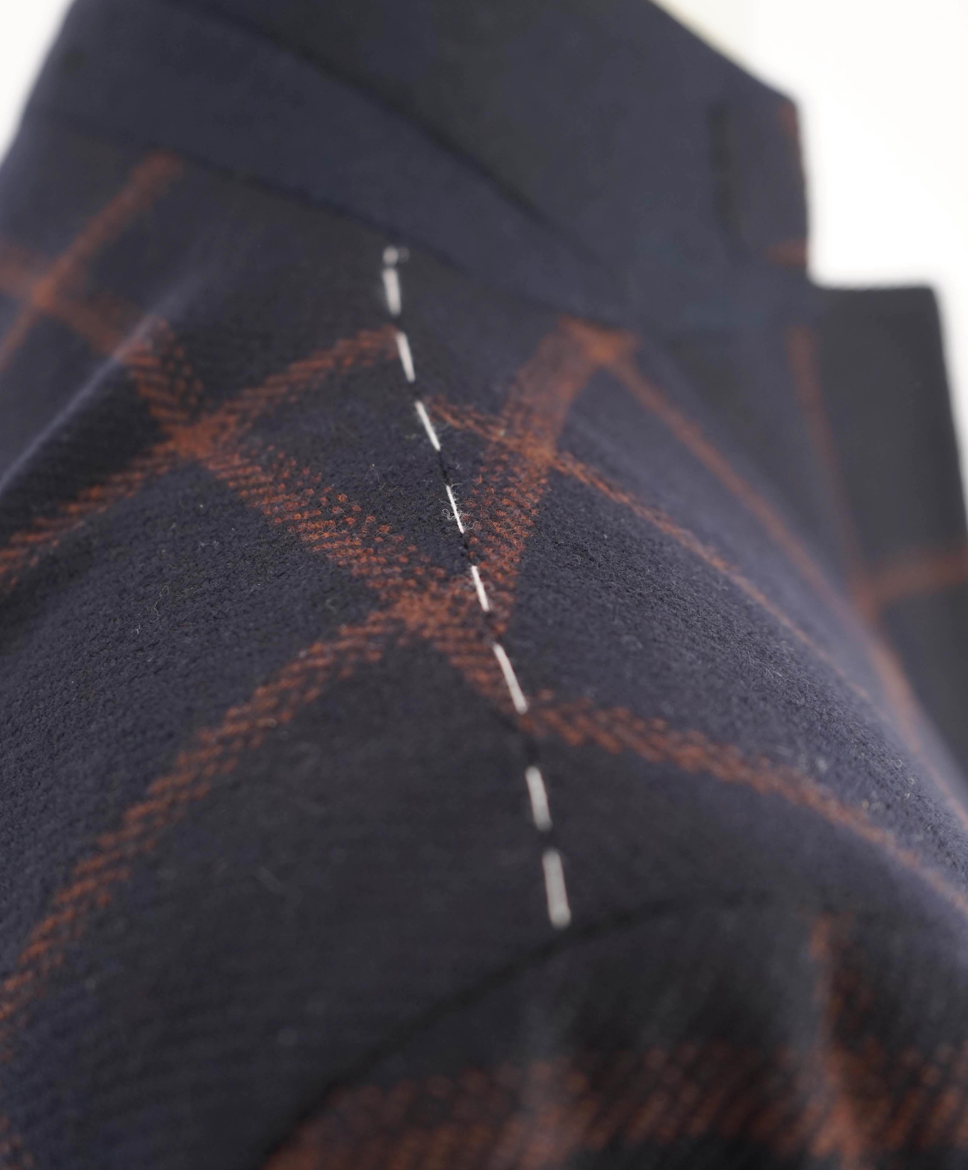 $9,250 KITON - *PURE CASHMERE* Navy Glen Check Windowpane Blazer - 42R