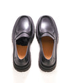 $1,090 SALVATORE FERRAGAMO - *FERGAL* Black Leather Lug Sole Loafer - 8D US (41EU)