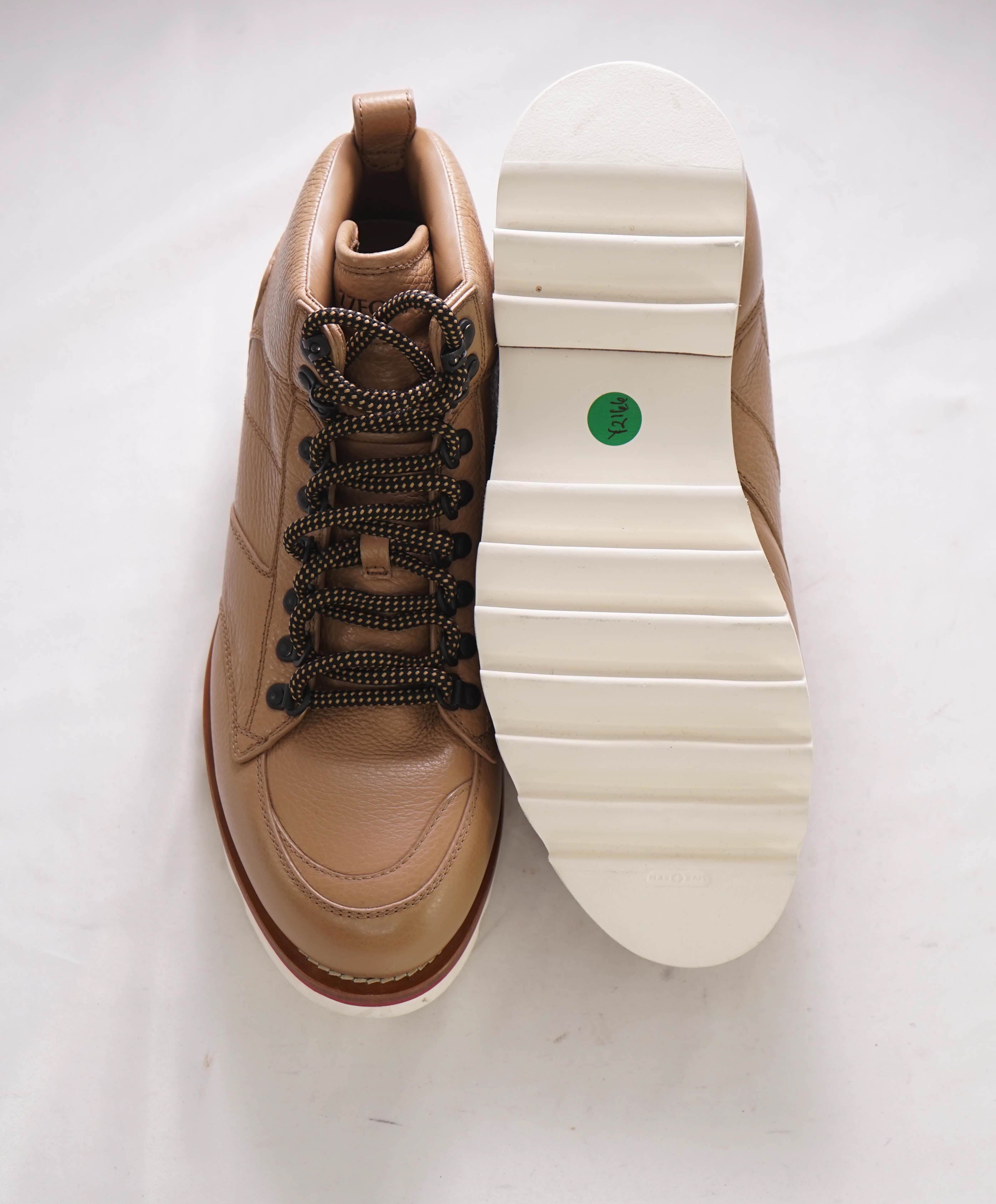 $790 Z ZEGNA - "ALTA" Leather Sneaker Lace-Up Boot - 11 US (44 EU)