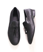 $1,095 ERMENEGILDO ZEGNA - COUTURE Silk Woven Tassel Dress Loafer - 11 US (44 EU)