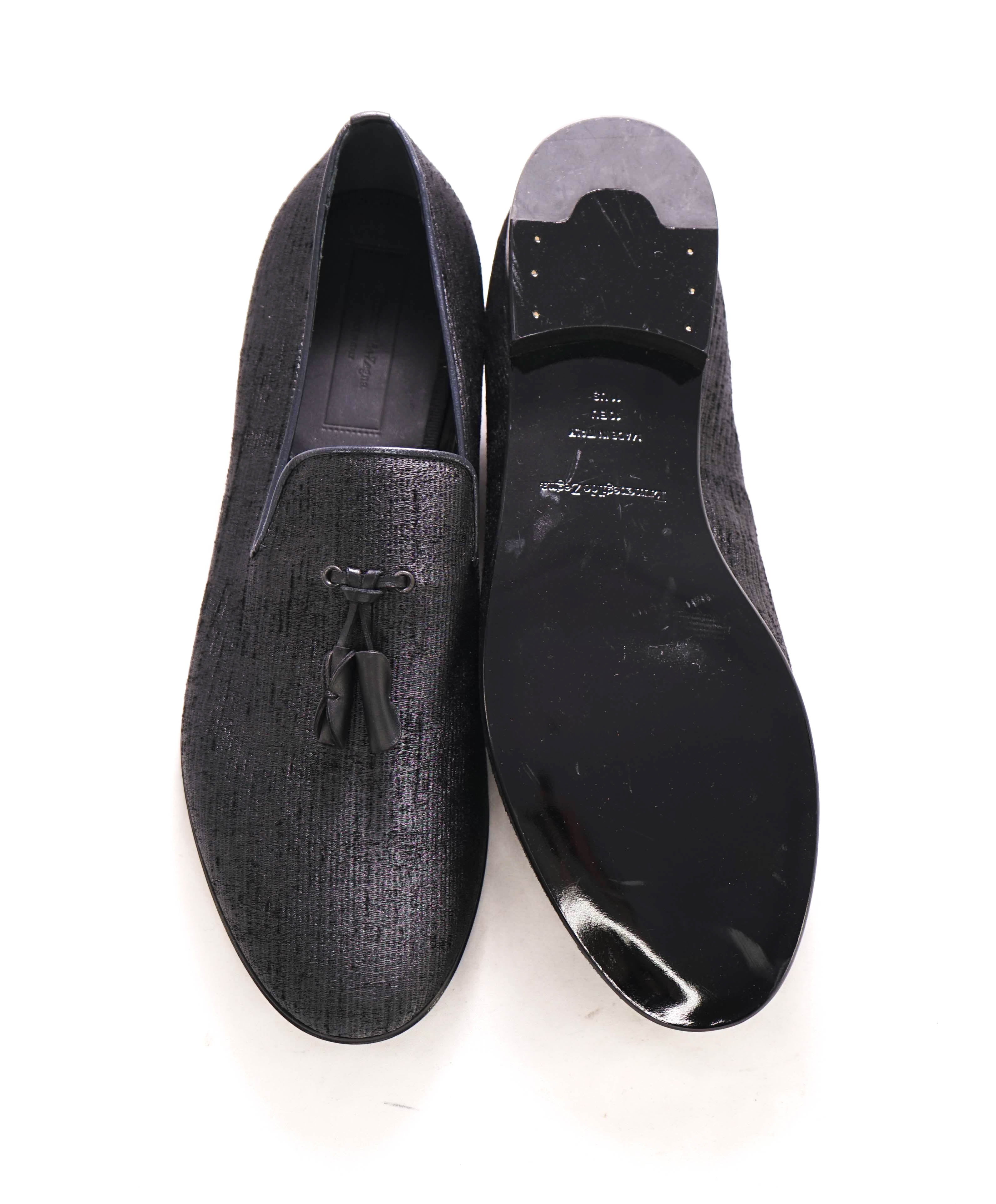 $1,095 ERMENEGILDO ZEGNA - COUTURE Silk Woven Tassel Dress Loafer - 11 US (44 EU)