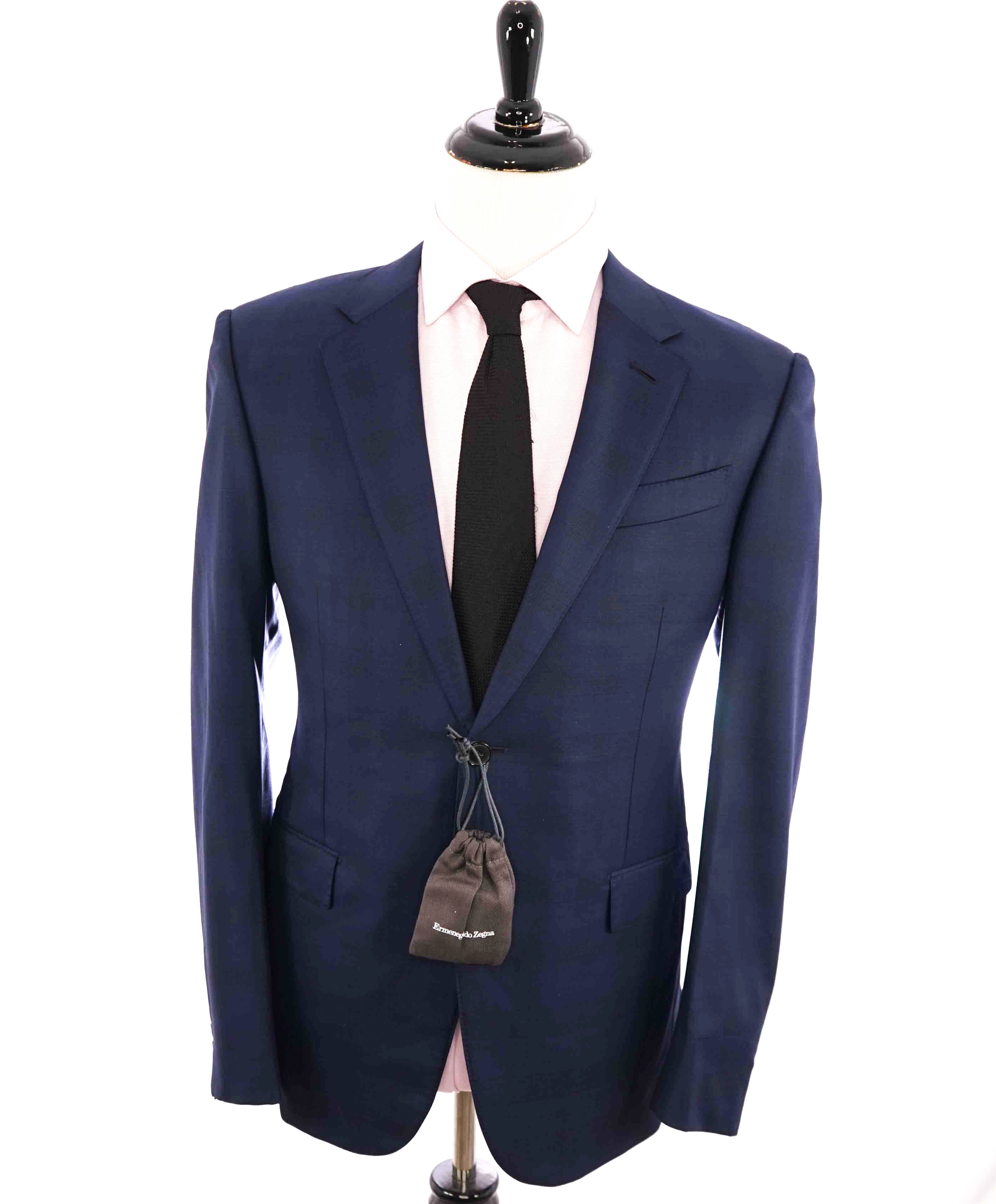 $2,695 ERMENEGILDO ZEGNA - Bold Blue Check “15 MIL MIL 15” Blazer - 42R