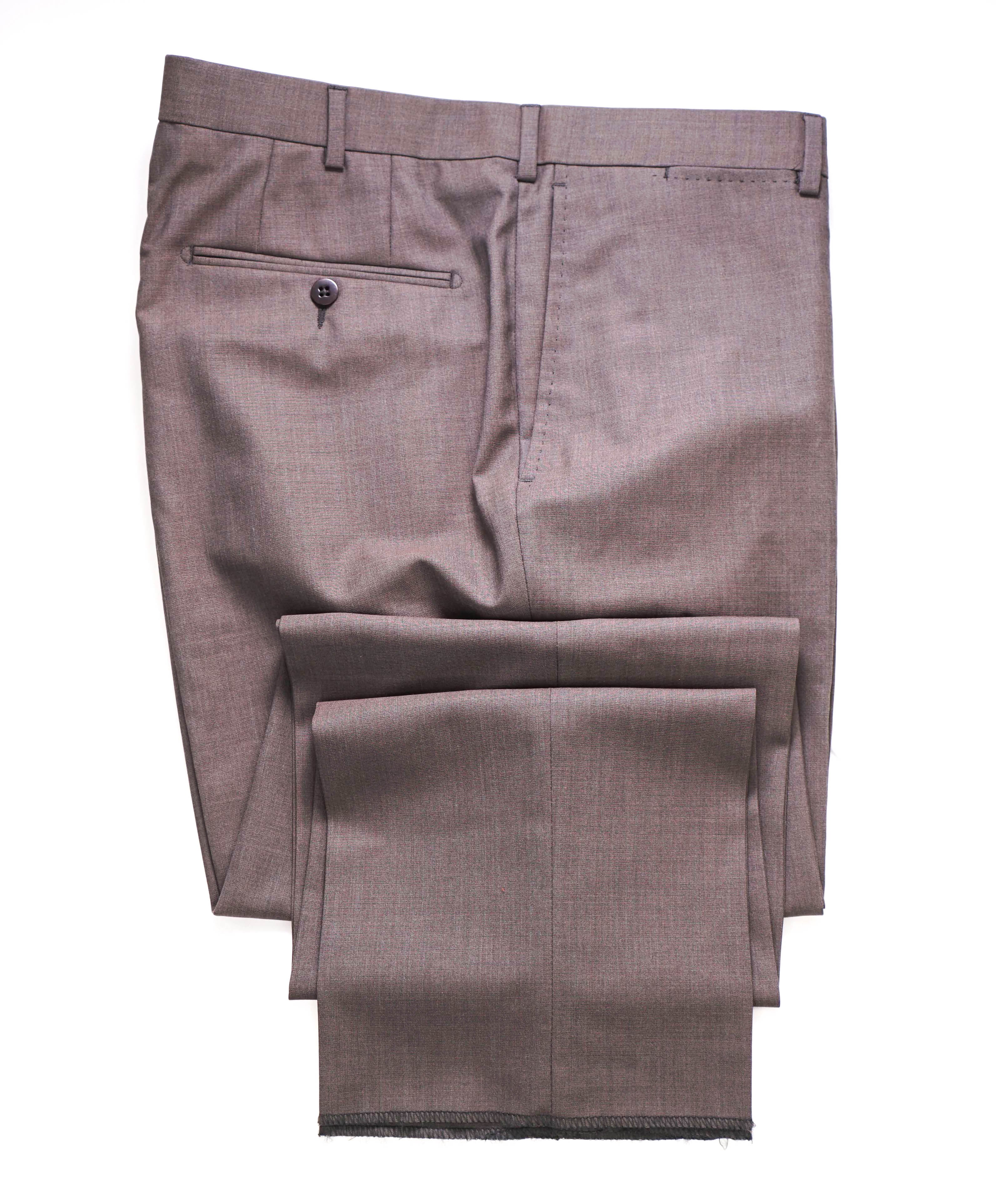 $890 ERMENEGILDO ZEGNA -"High Performance All Season" Brown Pants - 38W (46R)