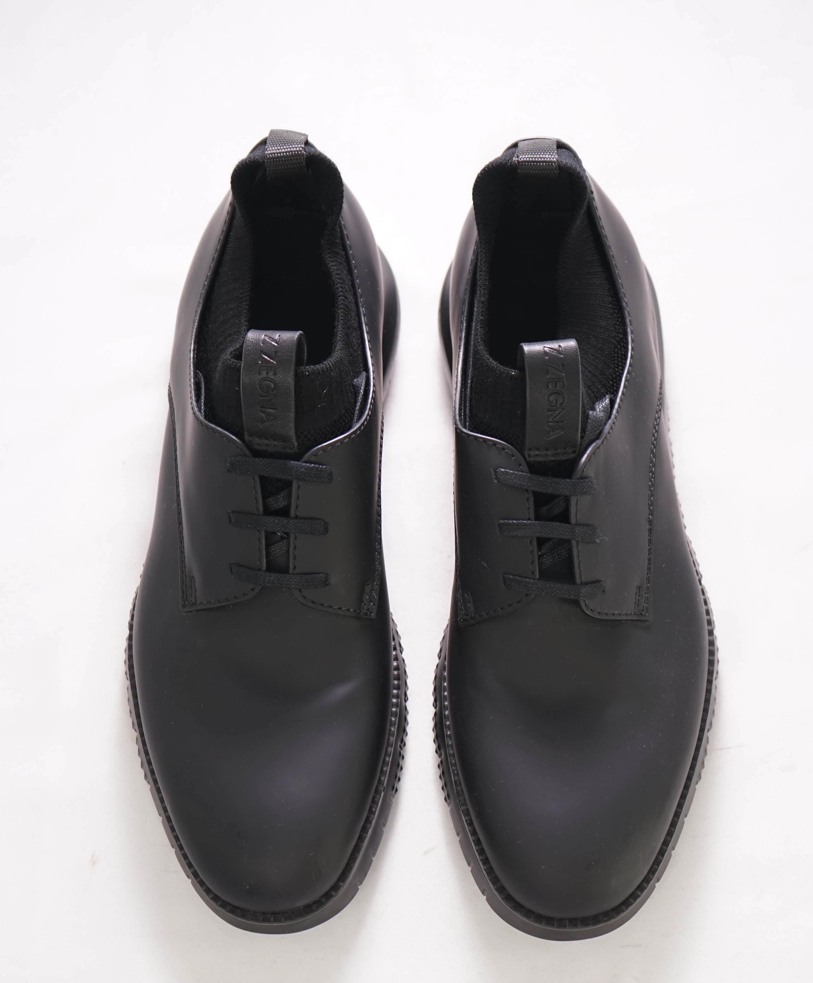 $790 Z ZEGNA - TECNMERINO SOCK LACE UP / Slip On Sneakers - 9 US (42 EU)