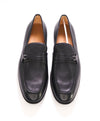 $895 SALVATORE FERRAGAMO - “DESIO" Gancini Loafer Black Leather - 13 E