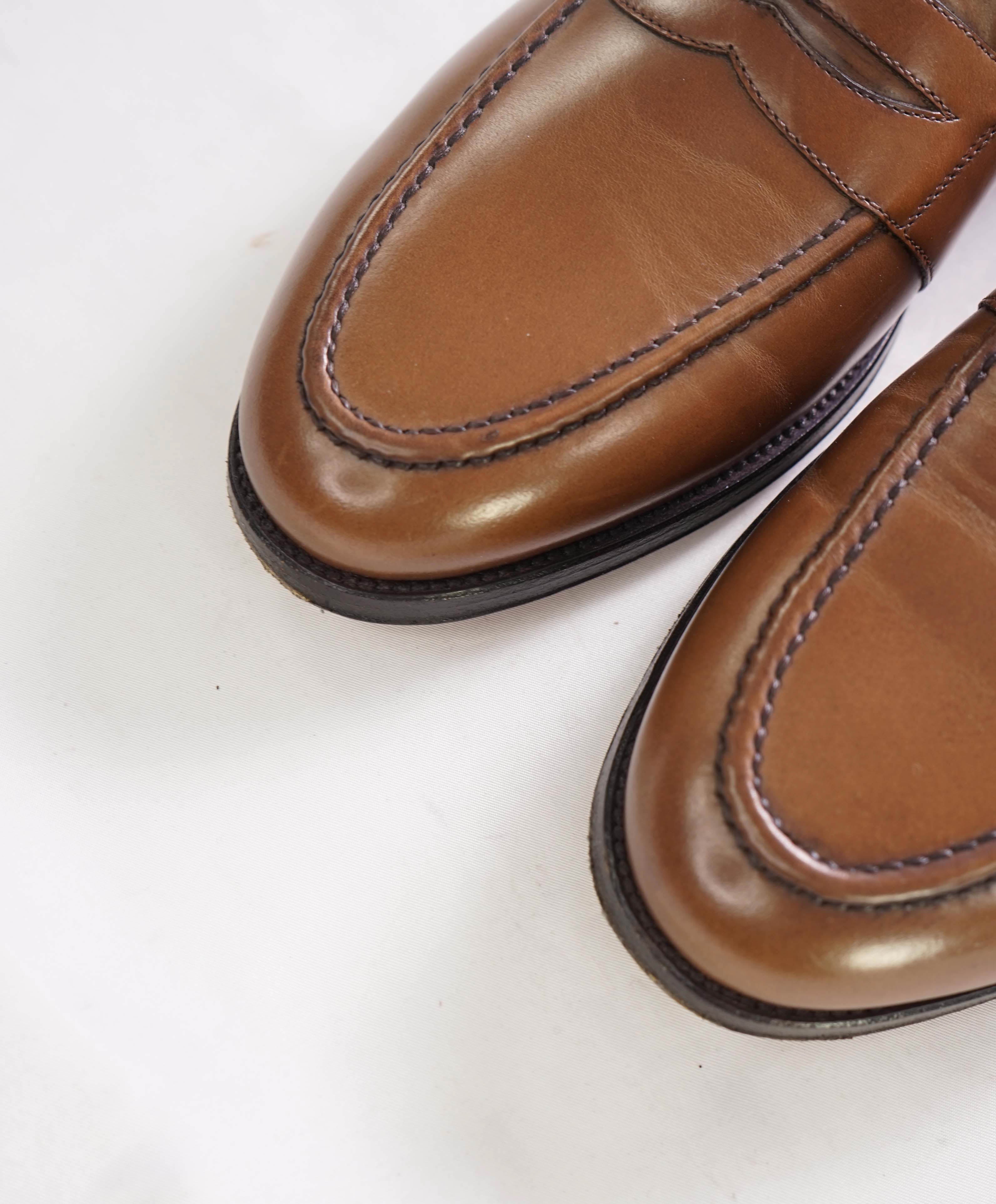 $1,690 TOM FORD - Brown Penny Round Toe Apron Loafers - 8 US (7.5 Stamped on shoe)