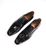 $1,100 CHRISTIAN LOUBOUTIN - *GREGGO PATENT* Leather Black Oxfords - 11 US (44)