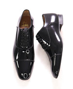 $1,100 CHRISTIAN LOUBOUTIN - *GREGGO PATENT* Leather Black Oxfords - 11 US (44)