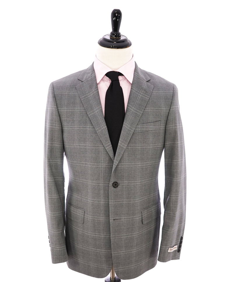 HICKEY FREEMAN - Tonal Gray Plaid Check "Milburn ii" Wool Suit - 40R