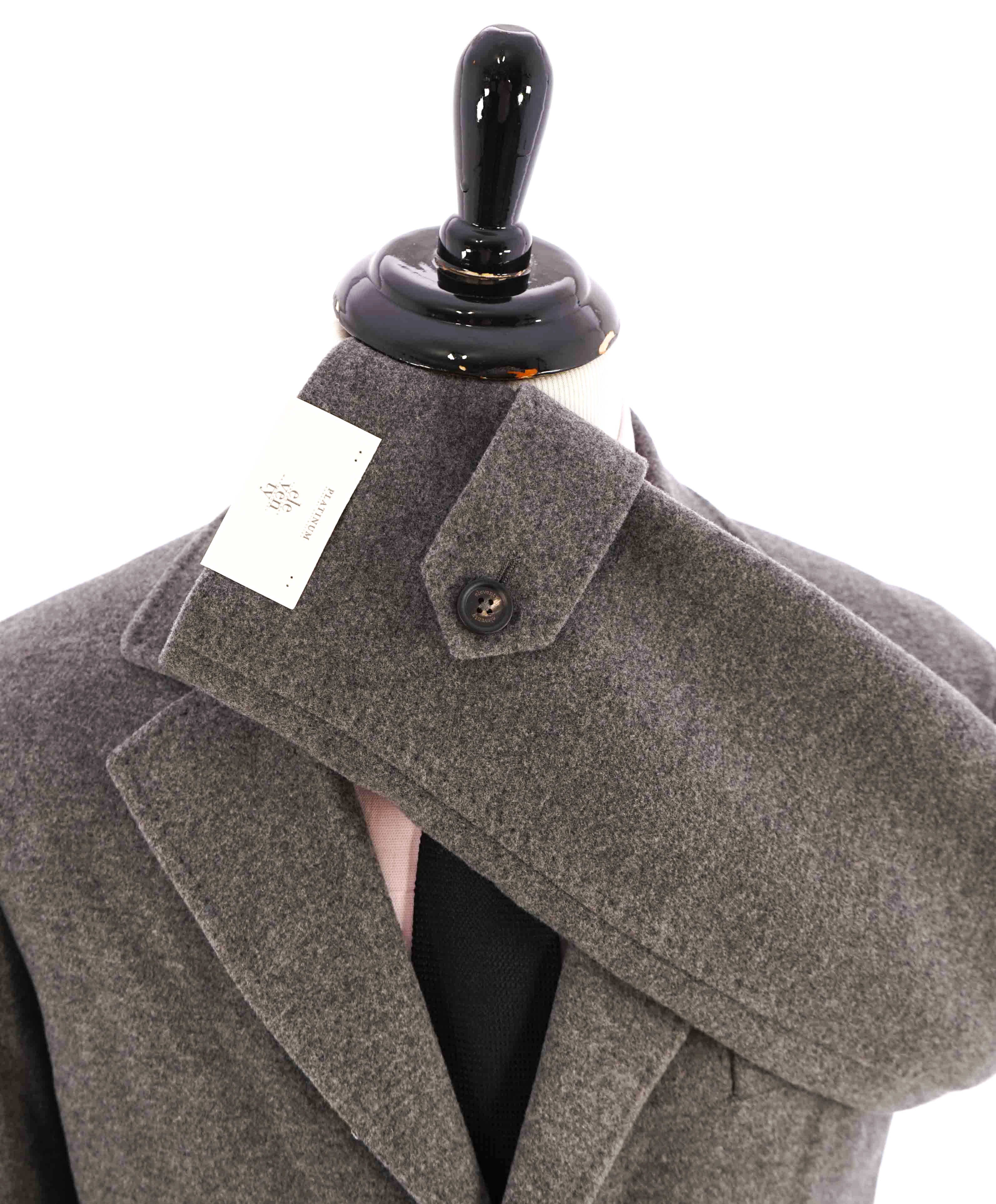 $2,195 ELEVENTY - By ERMENEGILDO ZEGNA CASHMERE Blend Coat - 46 US