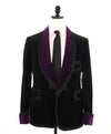 $4,995 RALPH LAUREN PURPLE LABEL - *VELVET* Shawl Collar Dinner Jacket Blazer - 42R