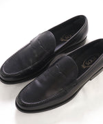 TOD’S - Black Logo Embossed Vamp Penny Loafers - 12 US (11 IT)