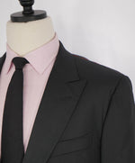 $3,000 ISAIA - Satin PEAK LAPEL Black Wool Tuxedo Dinner Jacket Blazer - 48R