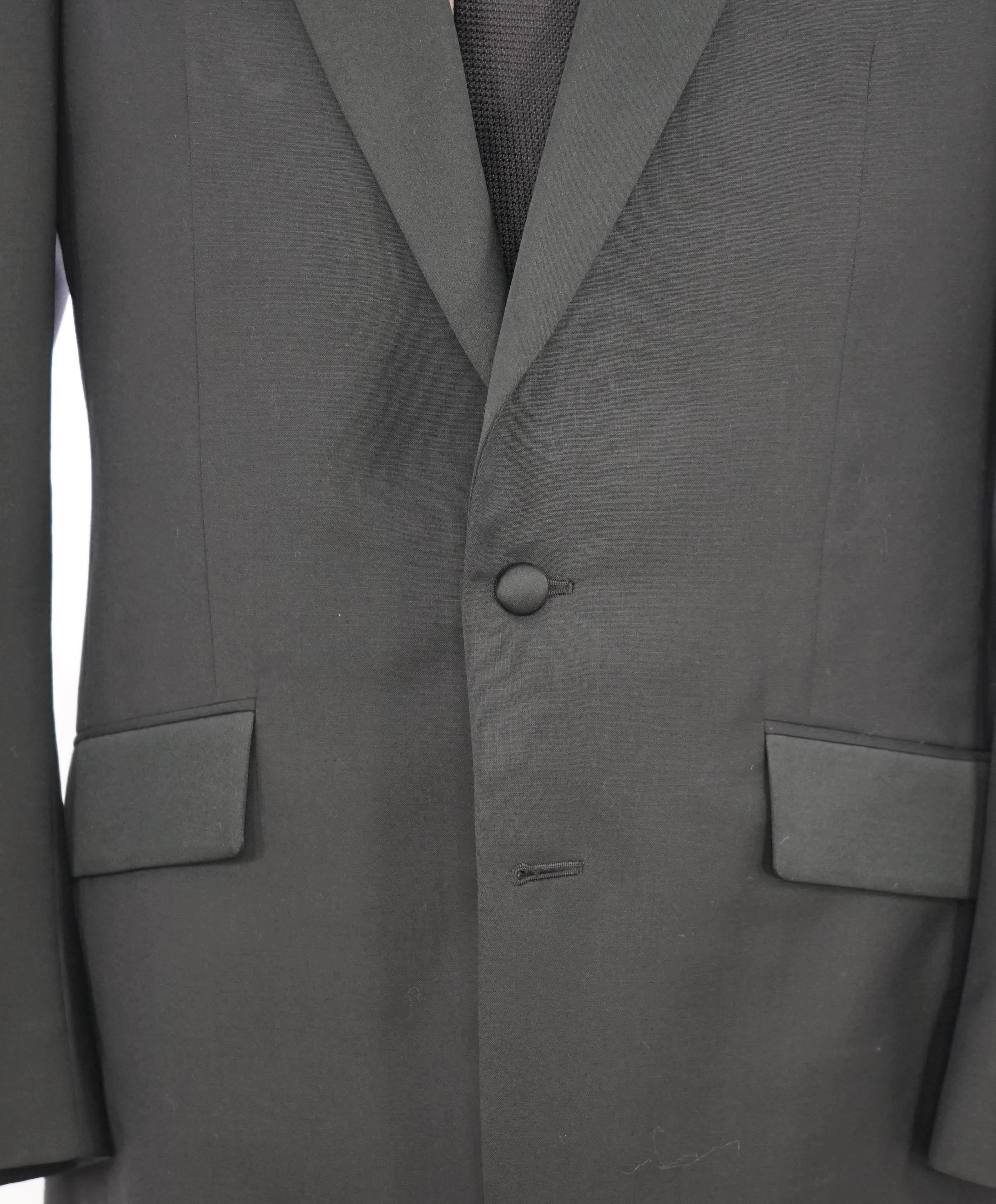 $5,000 DAVID AUGUST - Custom Made For "WILL SMITH" Tuxedo Wool/Silk Suit - 40L