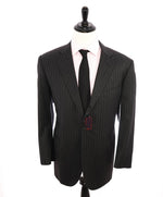 ISAIA - Classic CHALK STRIPE Notch 2/3 Button Roll Lapel Suit - 46R