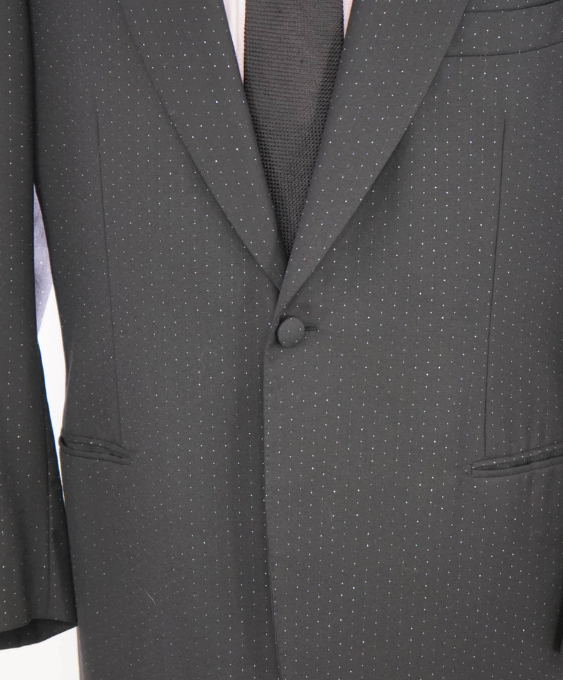 $5,995 BRIONI - *CELEB FAV* Hand Made ITALY Black DIAMOND Tuxedo JACKET - 44R