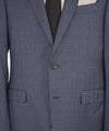 $2,000 CANALI - Blue Textured Wool 2-Btn MADE IN ITALY Suit - 40R