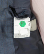 $2,000 CANALI - Blue Textured Wool 2-Btn MADE IN ITALY Suit - 40R