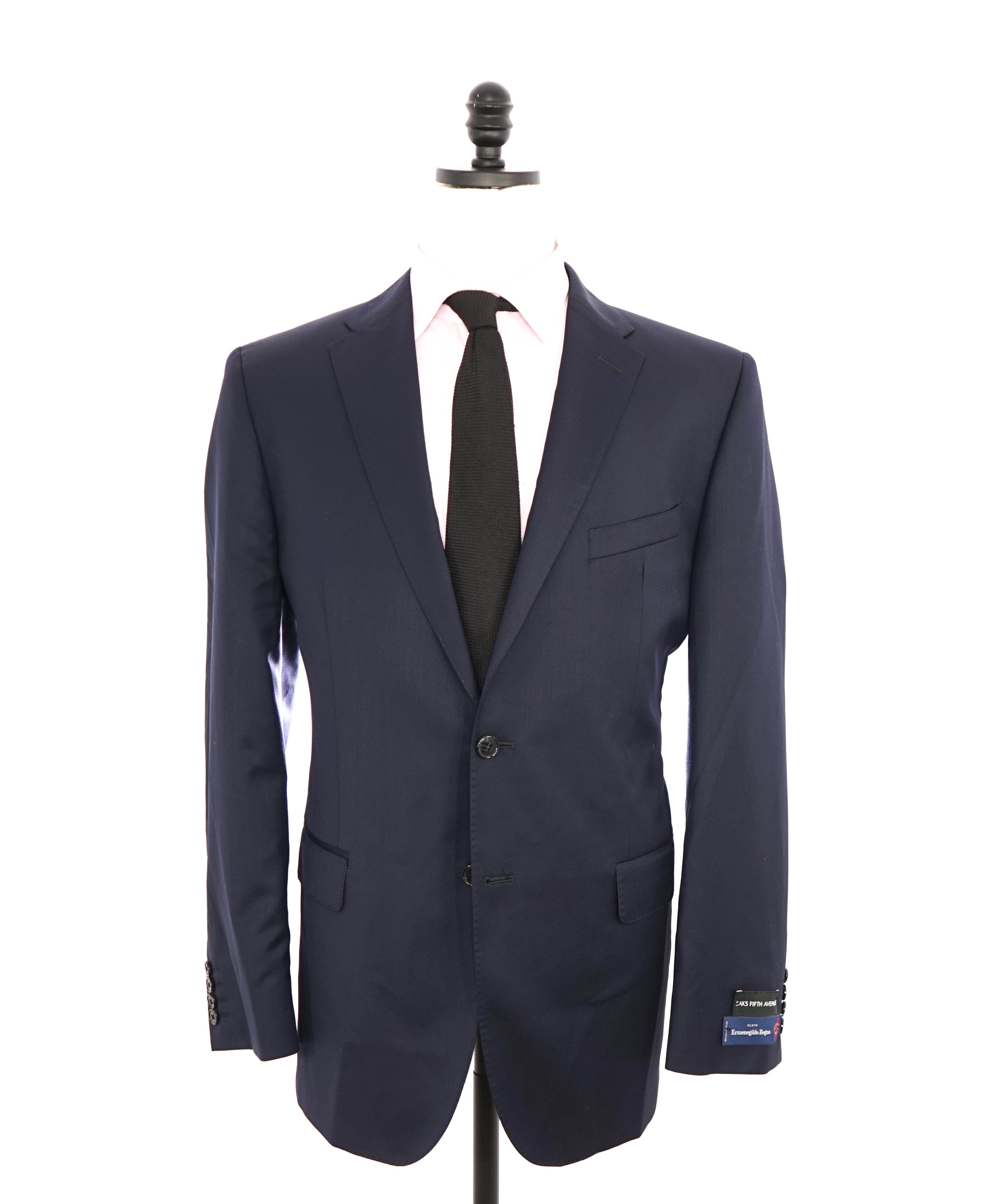 SAKS FIFTH AVENUE - By ERMENEGILDO ZEGNA Wool Navy Blazer - 42R