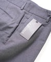 Z ZEGNA - LOGO FOOT STRAP "Narrow" Wool/Cotton Dress Street Style Pants - 37W