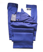 $2,000 BRIONI - Royal Blue Side Tabs CUSTOM ORDER 1/1 Dress Pants- 34W