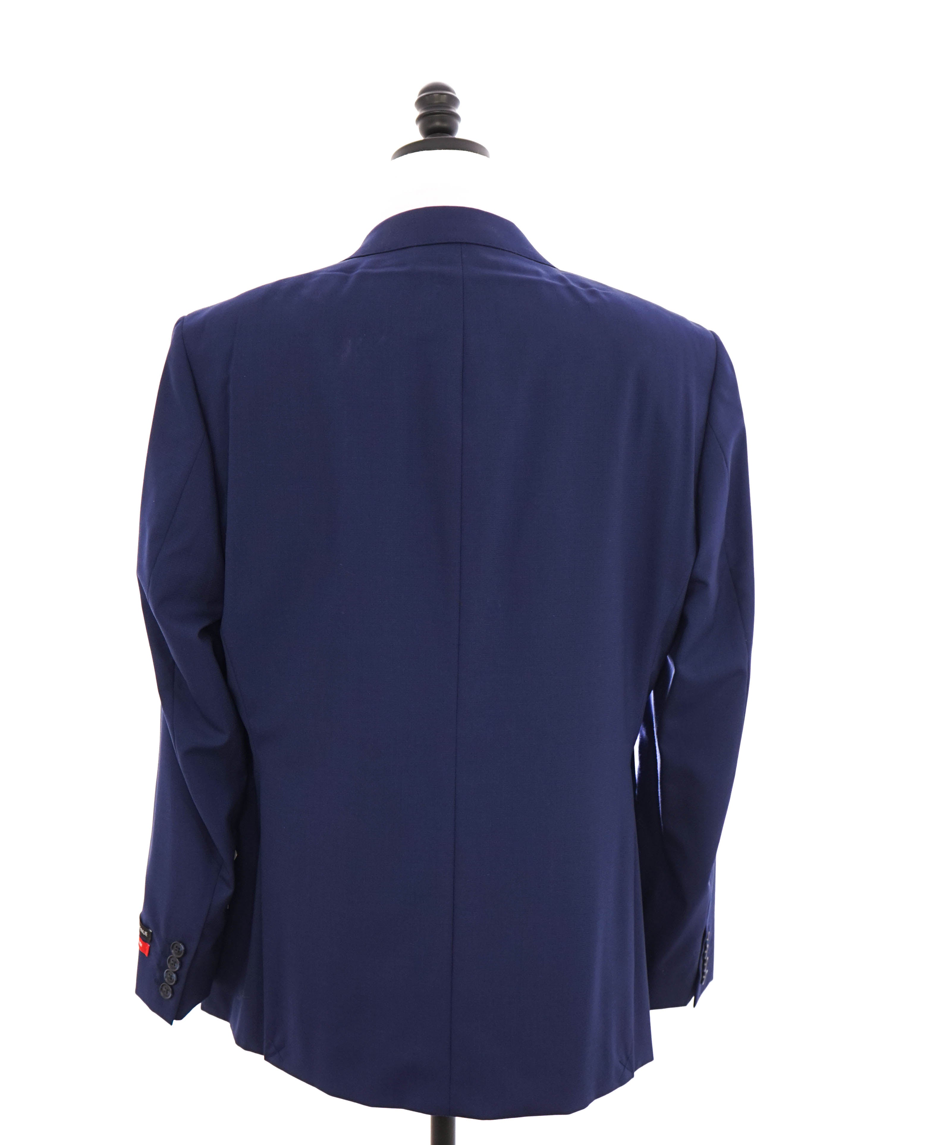 $1,298 SAKS FIFTH AVENUE - RED Trim Fit Mid Blue 2-Btn Suit - 44R 39W