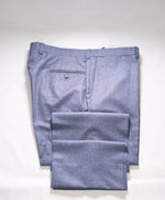 SAKS FIFTH AVE - VITALE BARBERIS CANONICO Pastel Blue Flannel 120's Pants - 38W