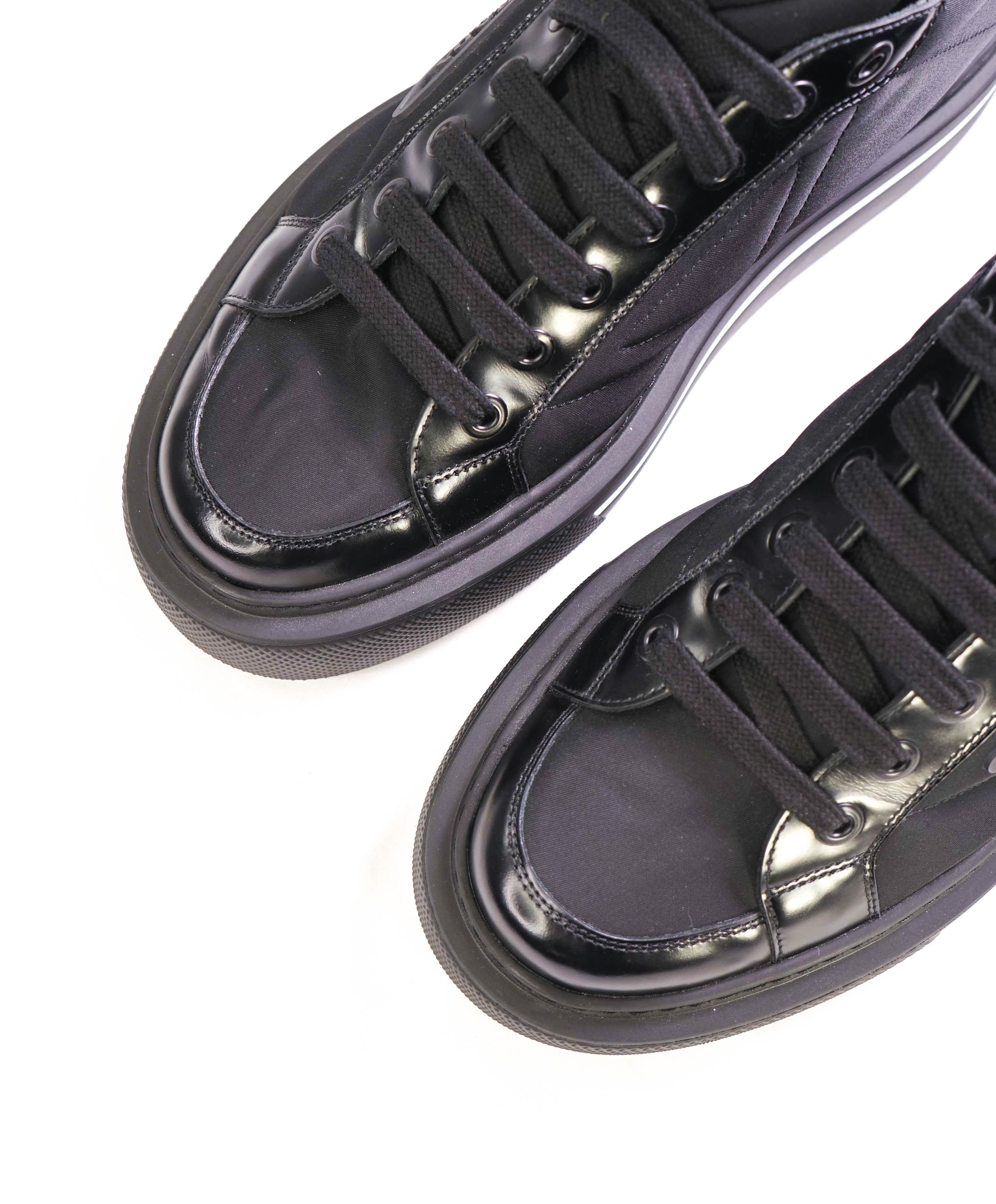 $1,100 PRADA - "RE-NYLON" 100% REGENERATED NYLON SNEAKER Black  - 8.5 US (7.5 IT)