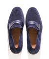 $880 SALVATORE FERRAGAMO - *FUNES* Blue Suede Penny Loafer - 12 E US