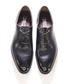 $1,395 SALVATORE FERRAGAMO - "BARCLAY Tramezza" Navy Whole-Cut Oxfords - 12 D