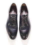 $1,395 SALVATORE FERRAGAMO - "BARCLAY Tramezza" Navy Whole-Cut Oxfords - 12 D