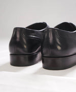 $1,395 SALVATORE FERRAGAMO - "BARCLAY Tramezza" Navy Whole-Cut Oxfords - 12 D