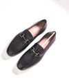 $895 SALVATORE FERRAGAMO - "SCARLET" Black Gancini Leather Loafer - 11 EE US