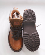 $895 ELEVENTY - Brown Suede Leather Lace-Up Hiking Boots - 7 US (40EU)