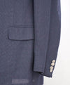 $1,895 CANALI - LOGO SILVER BUTTONS Oxford Weave Light Wool Blazer - 40R