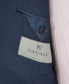 $1,895 CANALI - LOGO SILVER BUTTONS Oxford Weave Light Wool Blazer - 40R